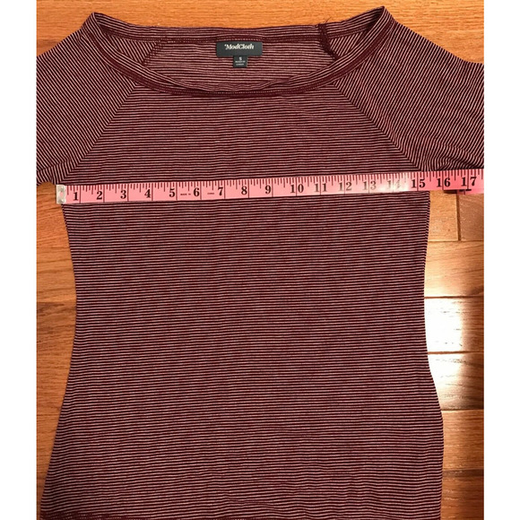 ModCloth Bateau So Beautiful 3/4 Sleeve Stripe Top - Size Small - Picture 7 of 9